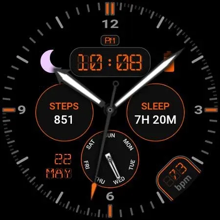 Ortanight - watch face screenshot 23