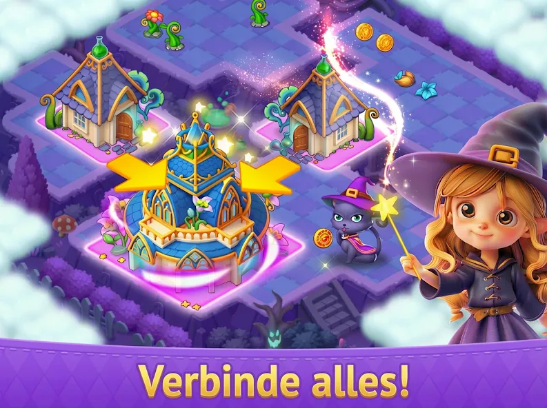 Merge Witches: Magic Puzzle screenshot 2