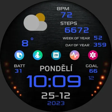 PW81 Big Digital Weather Watch screenshot 34