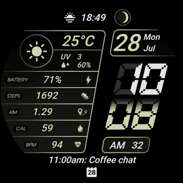 Watch face CNW-45 screenshot 8
