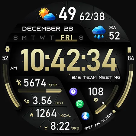 PER49 Digital Watch Face screenshot 47