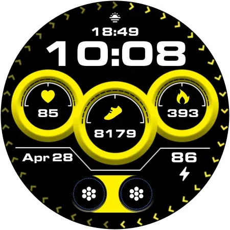 Sporty Dial - Watch face screenshot 6