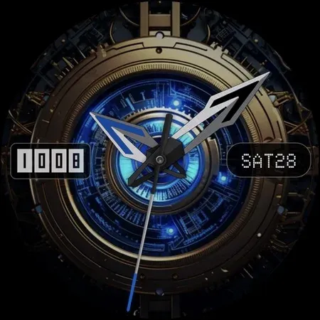 Alien Spaceship Watch Face screenshot 7