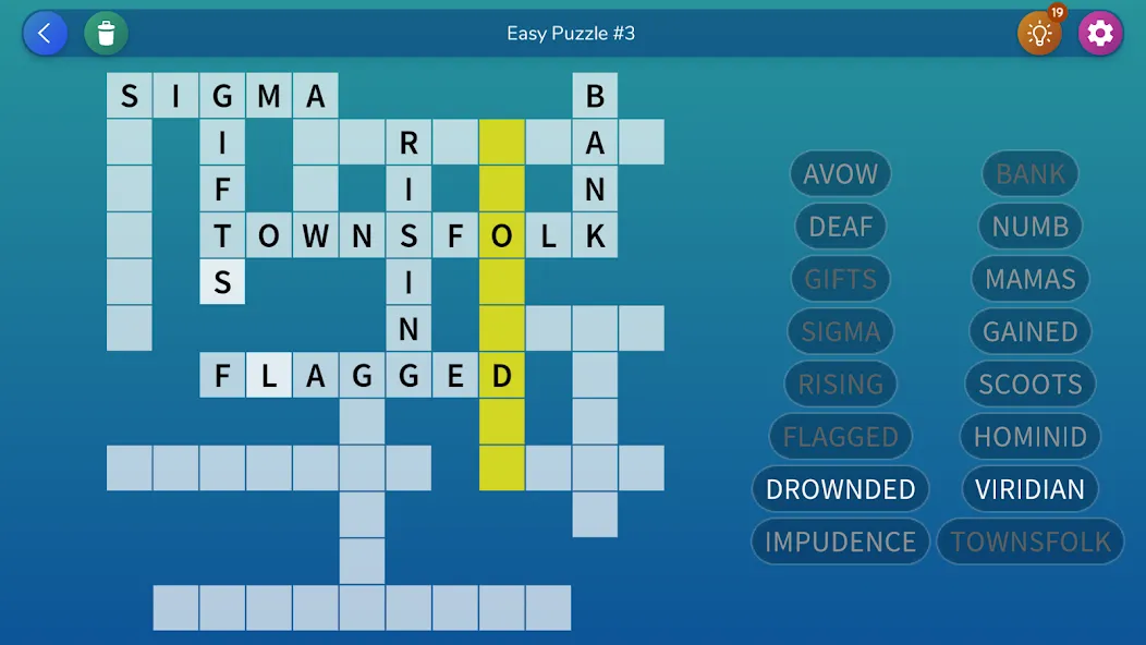 Fill-in Crosswords Unlimited screenshot 5