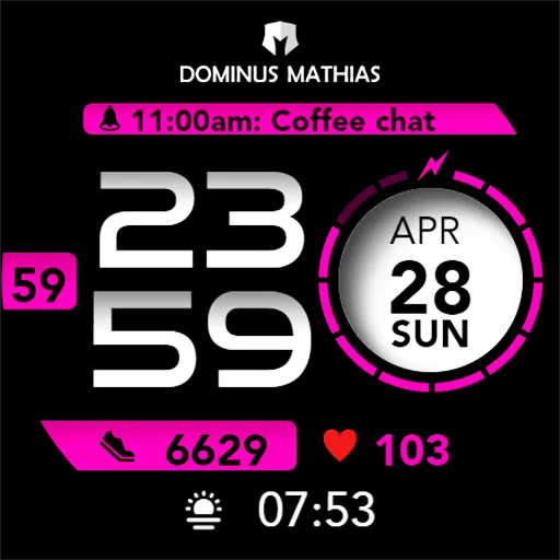 DM104 Fashionable Digital Face screenshot 13