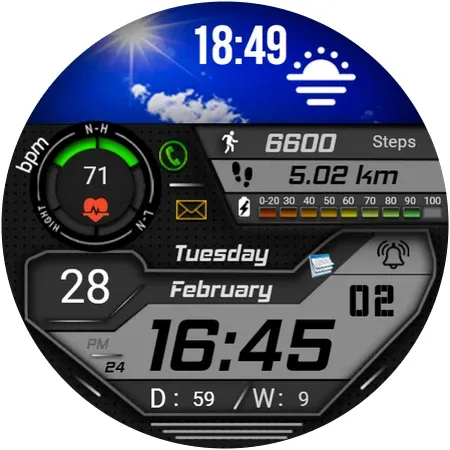 FSW223 Watchface screenshot 3
