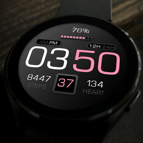 Key079 Digital Watch Face screenshot 5