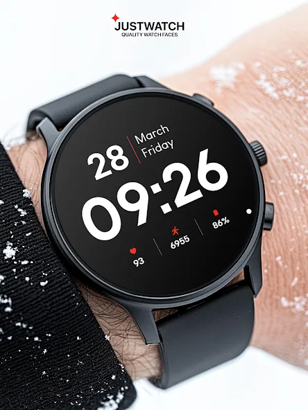 Minimal BOLD - Watch Face screenshot 5
