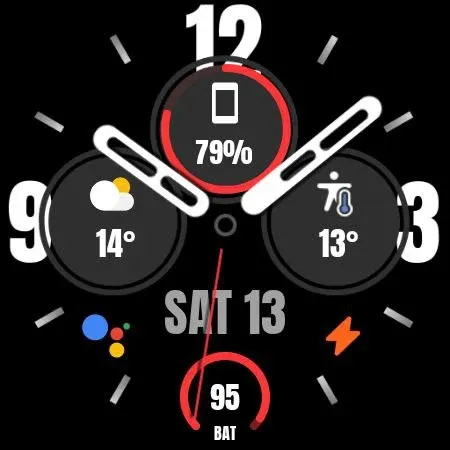 Nighty Analog 19 - watch face screenshot 23