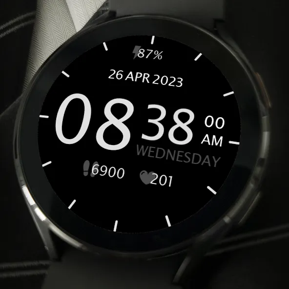 Key048 Digital Watch Face screenshot 6