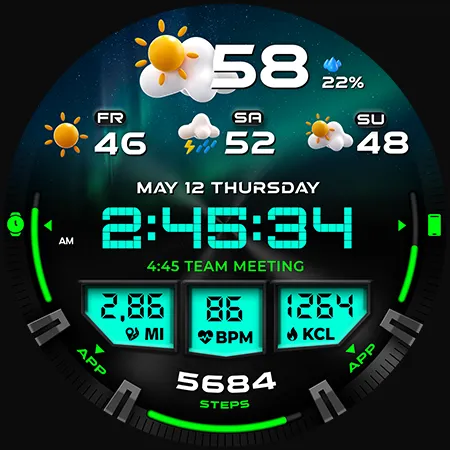 PER60 Extreme Watch Face screenshot 42