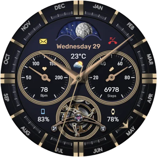 WFP 334 Business watch face screenshot 44