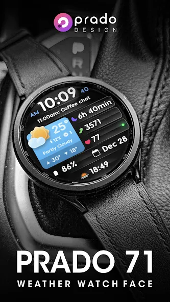 PRADO 71 Weather Watch Face screenshot 2