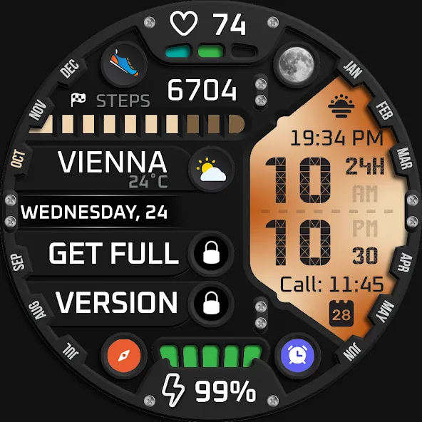 TimeCast Watch Face Lite screenshot 9