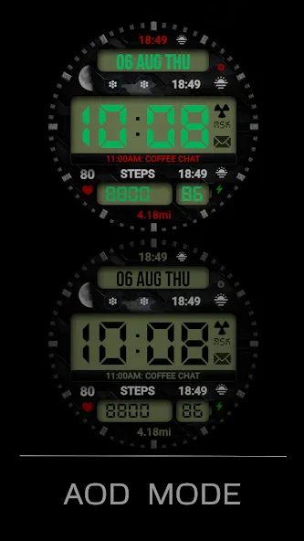 WIN Tactical LCD Digital Face screenshot 8