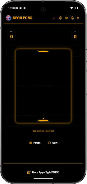 Neon Pong Master Offline Play screenshot 6