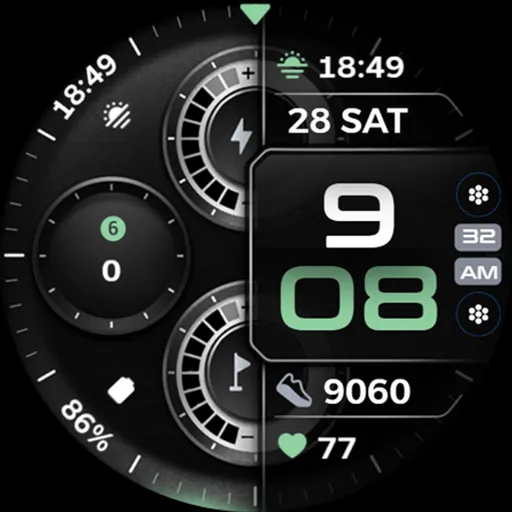OMG 443 - Digital Watch Face screenshot 28