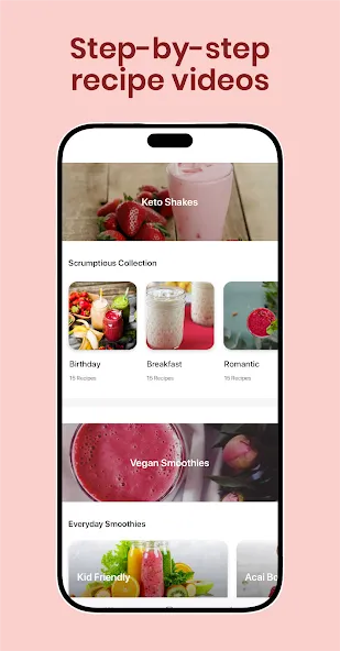 Receitas fáceis de Smoothie screenshot 2