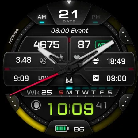 MD294 Analog watch face screenshot 26