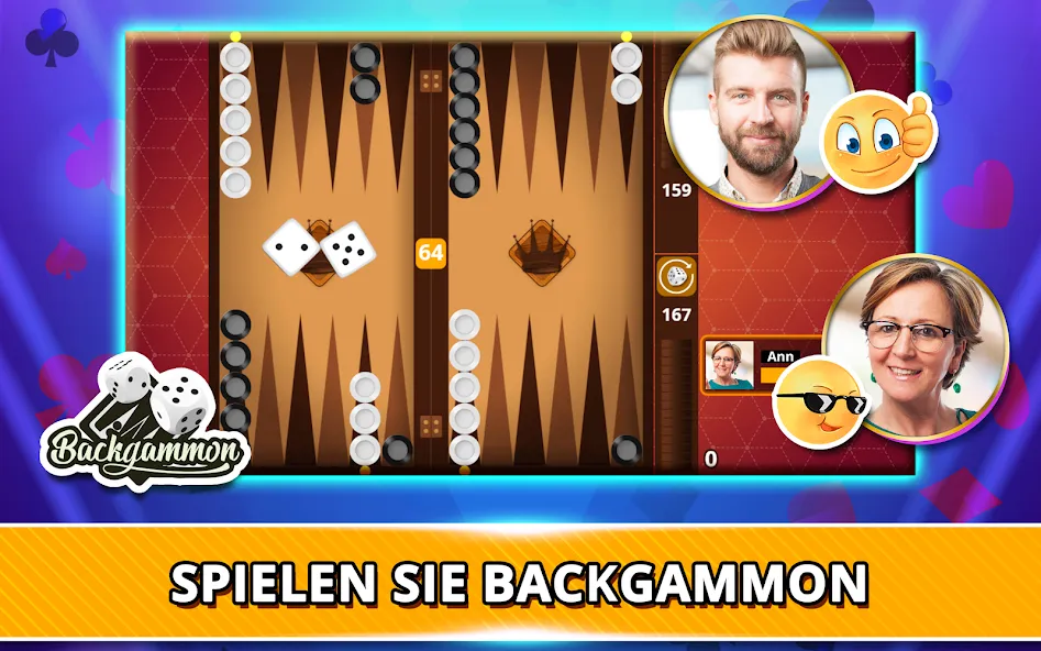 Skat, Backgammon, Mau Mau screenshot 22