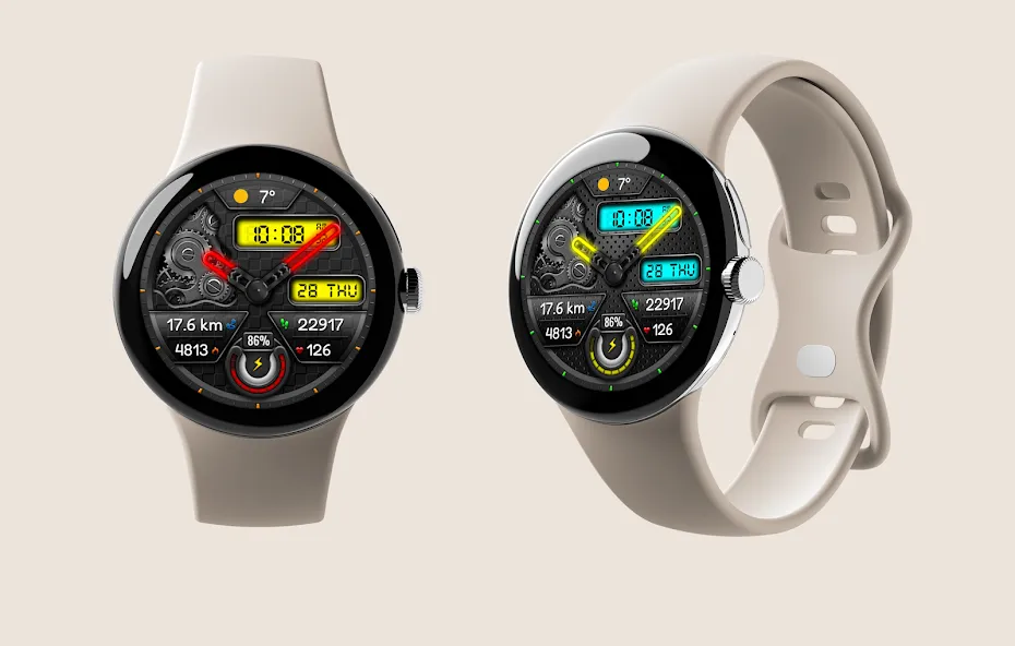 NERDAN URX136 Watch face screenshot 2