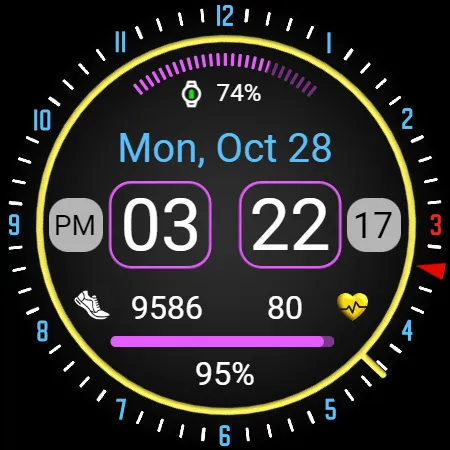 Iris505 Digital Watch Face screenshot 19