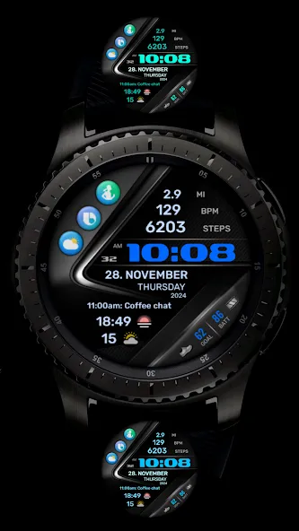 PW105 Universal Watch Face screenshot 6