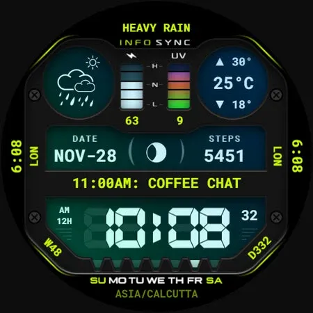 InfoSync Watch Face 134 screenshot 9