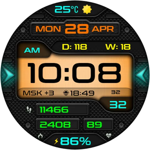 REDENTION Watch face screenshot 17
