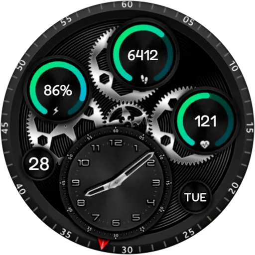 RUGAN Rotary URX82 Watch face screenshot 17