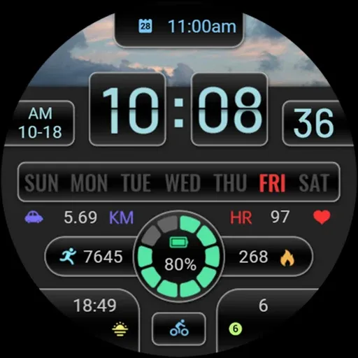 Multifunctional Flip ZKinWatch screenshot 8