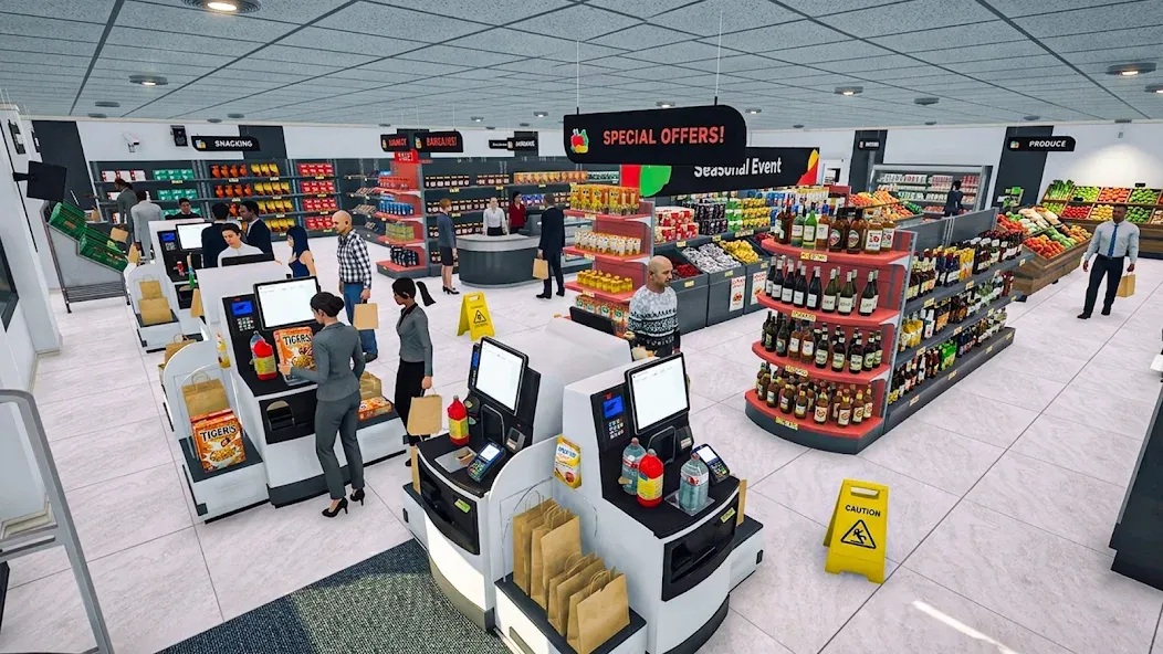 Supermarket Food Simulator 3D screenshot 1