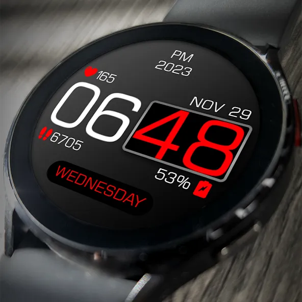 Key109 Digital Sport WatchFace screenshot 1
