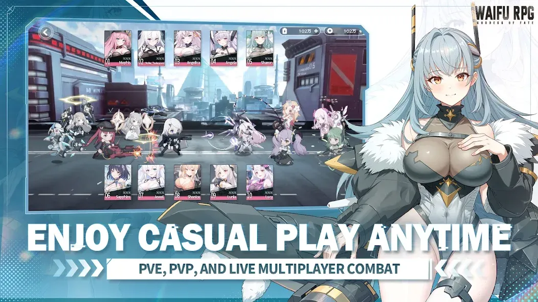 Goddess of Fate: Waifu RPG screenshot 3