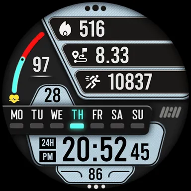 Tancha S44 Digital Watch Face screenshot 19