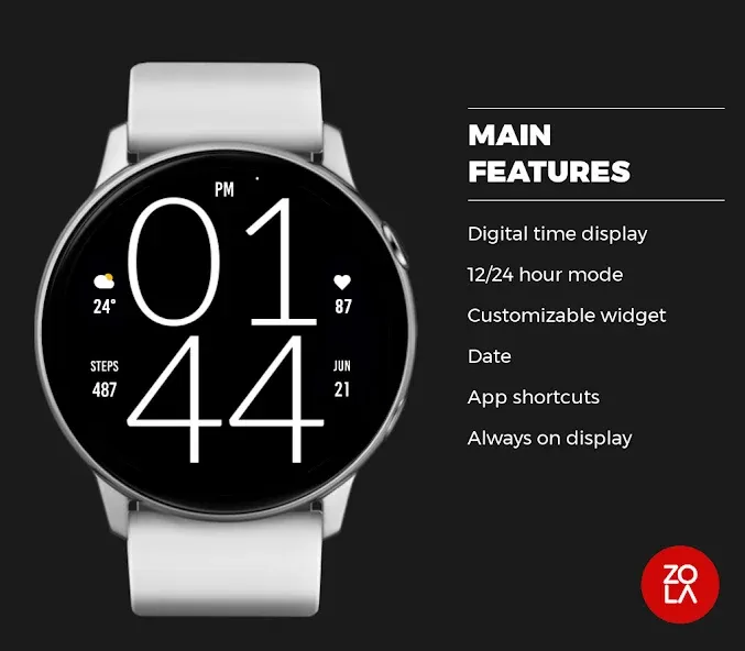 White Light Watch Face screenshot 2