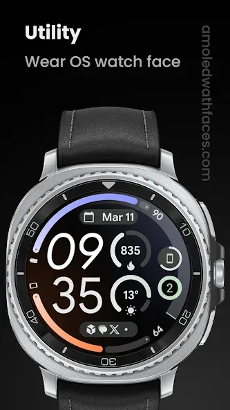 Utility Watch Face screenshot 1