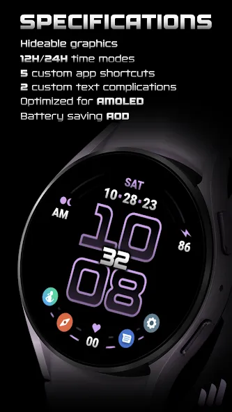 NW Ace Pro V2 Watch Face screenshot 3