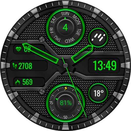 Hibrid Nezer Watch Face screenshot 13