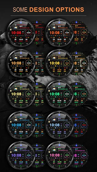 WFP 125 Digital watch face screenshot 2