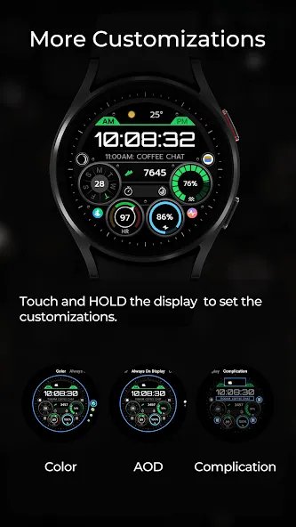 TVV Workout 6 Watch Face screenshot 5