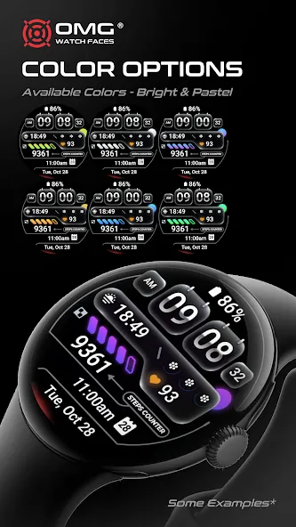 Digital Watch Face - OMG 02 screenshot 7