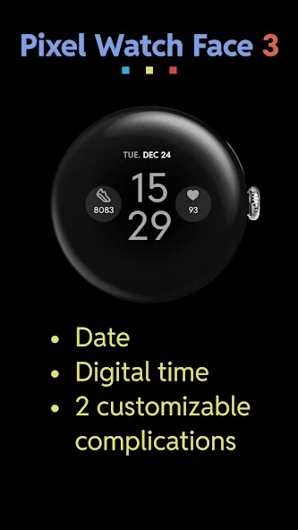 Pixel Watch Face 3 screenshot 2