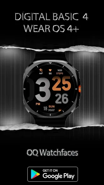 Digital Basic 4 Wear OS 5+ screenshot 25