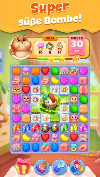 Pet Candy Puzzle - Spiel 3 screenshot 4