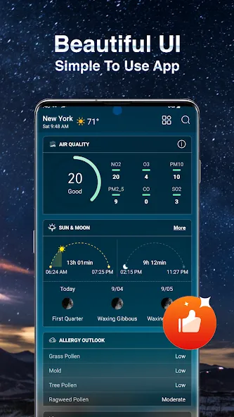 天気予報-ライブ天気と正確な天気 screenshot 2