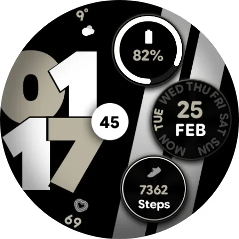 Sporty Pixel - Watch face screenshot 11