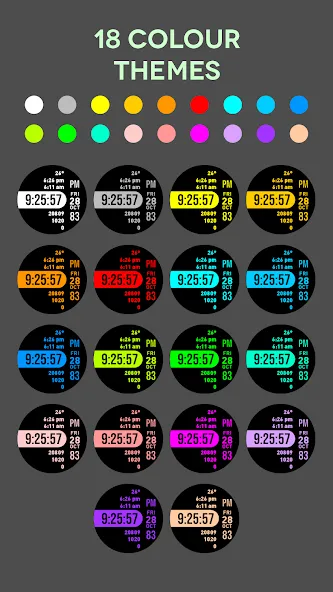 Focused Watch Face screenshot 2