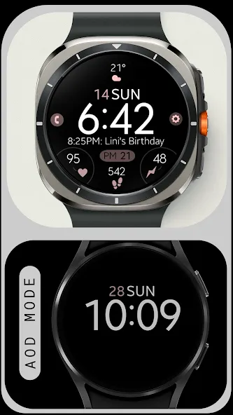 Battery 8 rose gold watch face screenshot 5