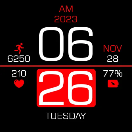Key108 Digital Watch Face screenshot 26
